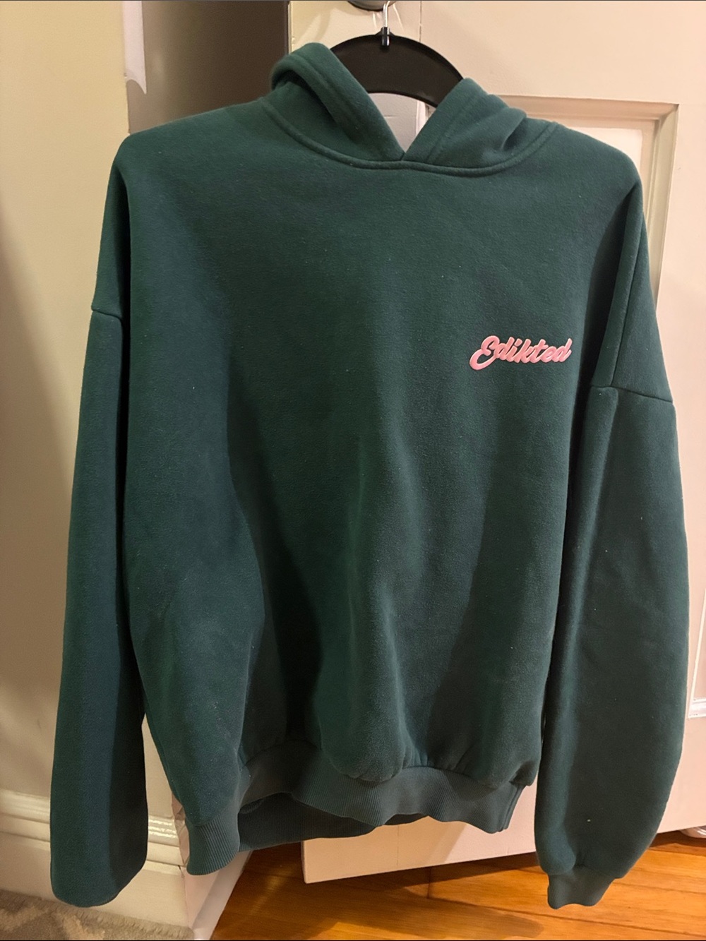Gorgeous Green Edikted Hoodie Sz XS